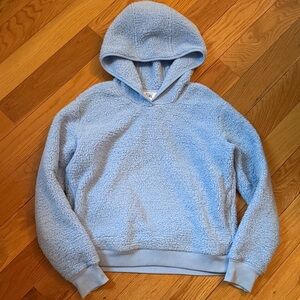 Athleta Kids Blue Fleece Hoodie